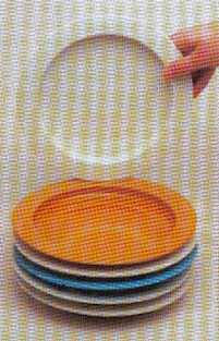 R 6032 - ASSIETTE A REBORD...