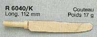 R 6040/K - COUTEAU...