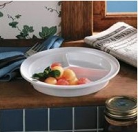 1011024 assiette Adana  - ASSIETTE A COMPARTIMENTS...