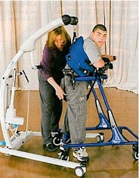 SOLO - LEVE-PERSONNE AVEC SANGLE SUR ROUES...