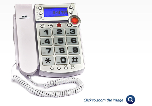 FACILE SOS - TELEPHONE FIXE A TOUCHES LARGES...