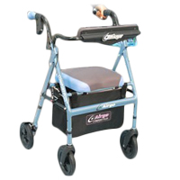 AIRGO ALUMINIUM - DEAMBULATEUR AVEC ASSISE...