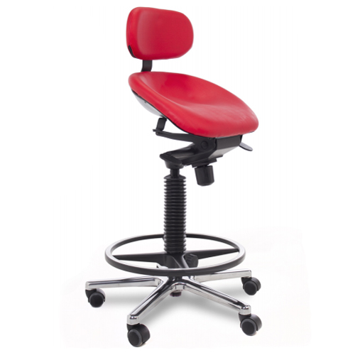 Swivel - Tabouret  dossier inclinable (assis-debout)...