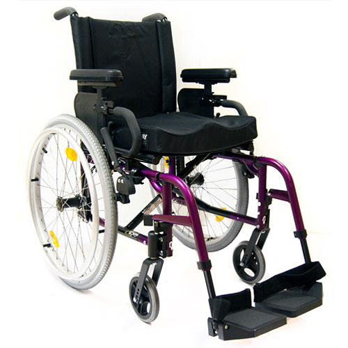 QUICKIE RXS - FAUTEUIL ROULANT MANUEL LEGER A CHASSIS PL...