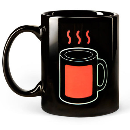 MUG A TEMPERATURE VISIBLE - APPAREIL DE MESURE DE LA TEM...