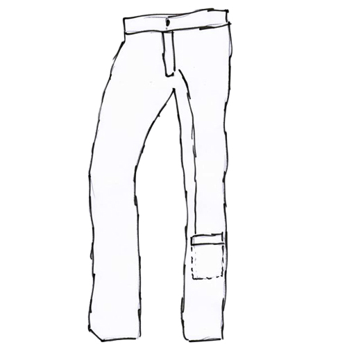 PANTALON POCHE URINE - PANTALON...