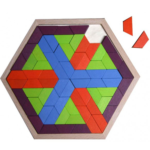 Mosaque hexagonale petits trapzes 720103 - Jeu de cons...
