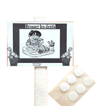 Rouleau de Velcro adhésif - SET ANTIDERAPANT...