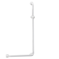 Barre de douche en L 046280 - Barre d'appui coudée fixe...