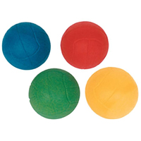 7081-BALLE ET BALLON CAOUTCHOUC - BALLE...