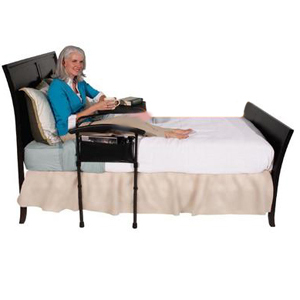 Appui de lit avec plateau pivotant 823065 - Table de lit...