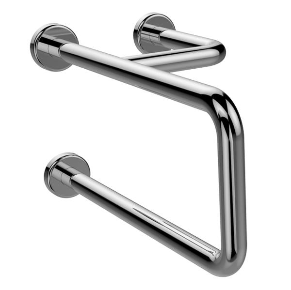 Barre de maintien en U 60671 - Barre d'appui coudée fixe...