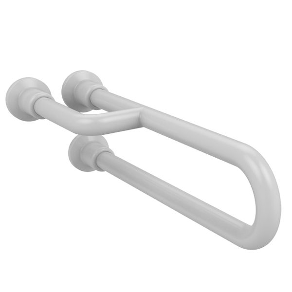 Barre de maintien en U - Barre d'appui coudée fixe...