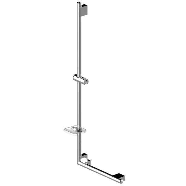 Onyx Chrome Main courante en L - Barre d'appui modulaire...