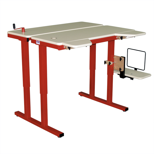 Bureau spécial 2 plans HV - Table de travail à hauteur r...