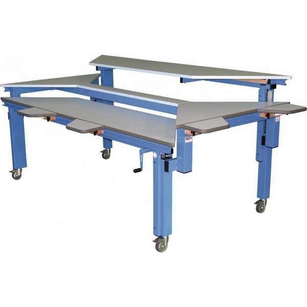 Table spécial multi-HV rectangulaire - Table de travail ...