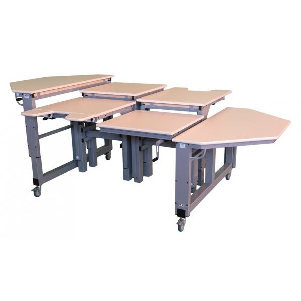 Table spécial multi-HV pluriel T - Table de travail à ha...