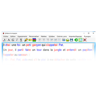 Syllabes et Compagnie - Logiciel d'apprentissage...