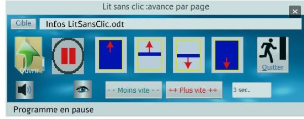 Lit sans clic  - Souris virtuelle...