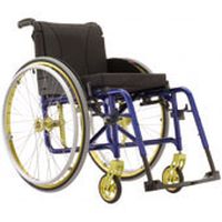 COMPACT - FAUTEUIL ROULANT MANUEL LEGER A CHASSIS PLIANT...