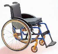 ULTRA LIGHT - FAUTEUIL ROULANT MANUEL LEGER A CHASSIS PL...
