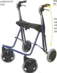 DEAMBULATEUR 5820 - DEAMBULATEUR A 4 ROUES...