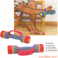 HALTÈRES SOFT 5289 - APPAREIL DE MUSCULATION...