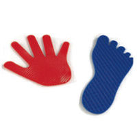 EMPREINTES 8 PIEDS ET 8 MAINS 2563 - TAPIS ANTIDERAPANT...