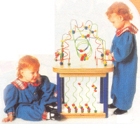 TABLE D AMUSEMENT MANUEL ET PANNEAU "Peek A Boo&quo...