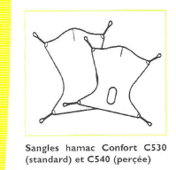 SANGLE LÈVE-MALADE / HAMAC CONFORT C 530 ET C 540 - ELEM...