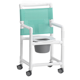 SCC 250 - FAUTEUIL DE DOUCHE A SIEGE PERCE A PETITES ROU...