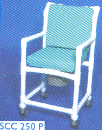 SCC 250 P - FAUTEUIL DE DOUCHE A SIEGE PERCE A PETITES R...