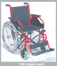 708 DELIGHT HEM 2 - FAUTEUIL ROULANT MANUEL POUR HEMIPLE...