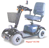 PEGASE HS-740 - SCOOTER A QUATRE ROUES...