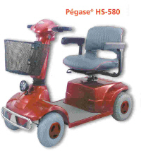 PEGASE HS-580 - SCOOTER A QUATRE ROUES...