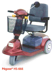 PEGASE HS-666 - SCOOTER A TROIS ROUES...