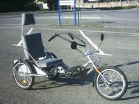 TRICYCLE TRIKE LONG 27 VITESSES - TRICYCLE A DEUX ROUES ...