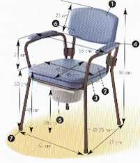 H 450 - CHAISE PERCEE...