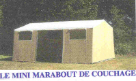 TENTE MINI MARABOUT "COUCHAGE" 4M35 - PRODUITS...