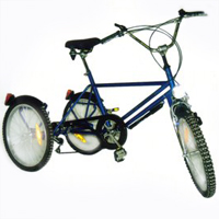 TRAINING BMX - TRICYCLE A DEUX ROUES ARRIERE PROPULSE PA...