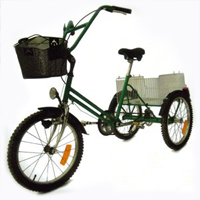 UTILITAIRE - TRICYCLE A DEUX ROUES ARRIERE PROPULSE PAR ...