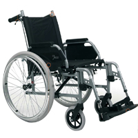 JAZZ 30� - FAUTEUIL ROULANT MANUEL STANDARD A CHASSIS PL...