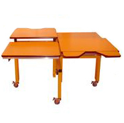 Table de groupe - Table de travail à hauteur réglable...