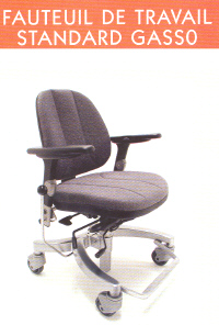 GASSO STANDARD 03810 - CHAISE DE BUREAU A HAUTEUR VARIAB...