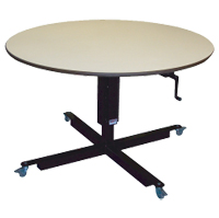 TABLE 1 PIED SPECIAL HV - TABLE DE TRAVAIL A HAUTEUR REG...