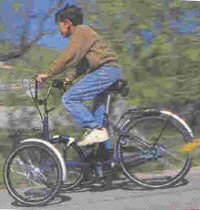 T-BIKE ATB - TRICYCLE A DEUX ROUES AVANT...