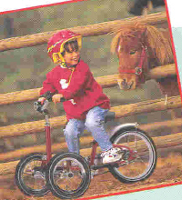 T-BIKE MINI - TRICYCLE A DEUX ROUES AVANT...