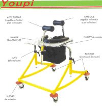 YOUPI PETITE TAILLE - DEAMBULATEUR AVEC ASSISE...