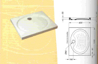 RECEVEUR CÉRAMIQUE A POSER - UTHA P 3792 - - RECEVEUR...