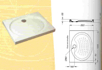 RECEVEUR CÉRAMIQUE A POSER - UTHA P 3794 - - RECEVEUR...